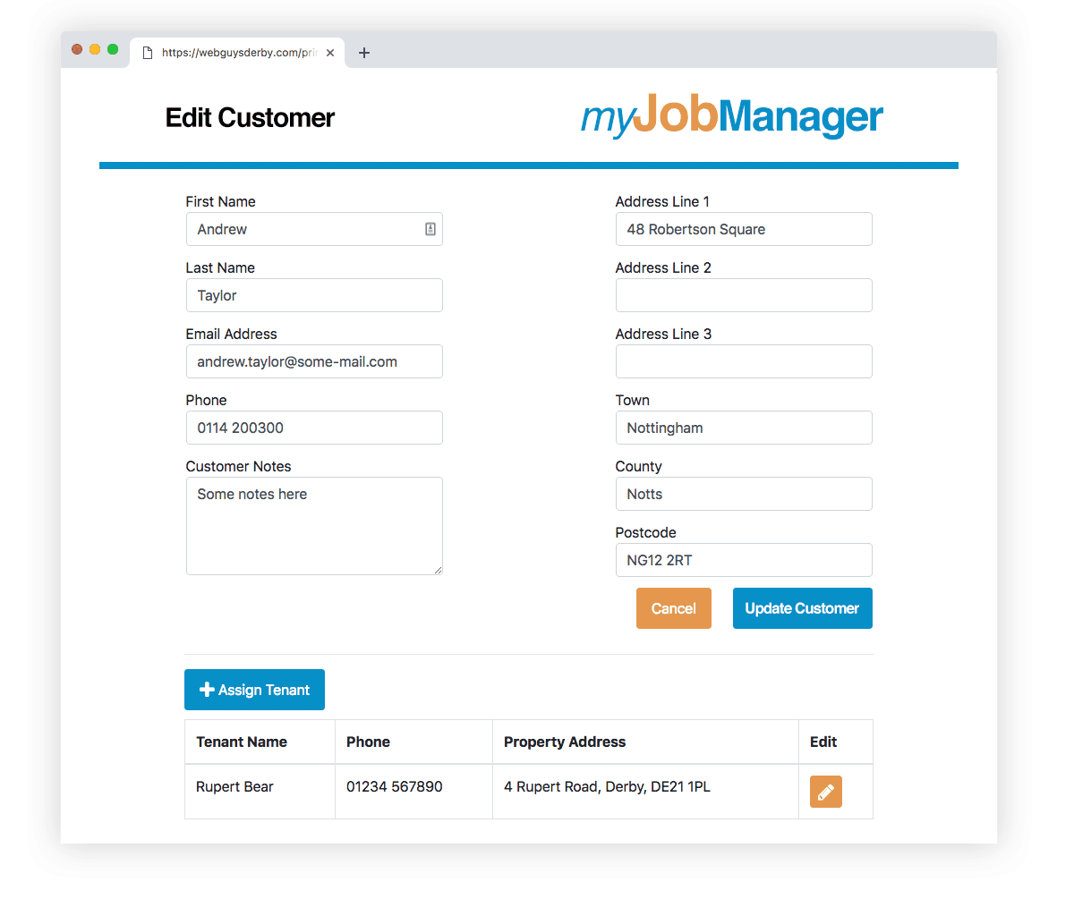 My Job Manager | Bespoke Job Management Software - Web Guys Derby